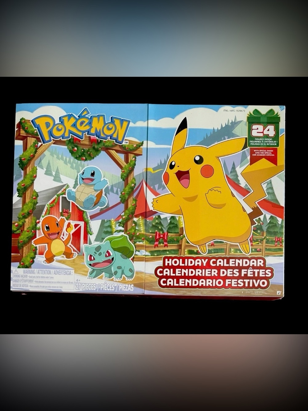 New Sealed 2026 Pokemon Holiday Advent Calendar 24 Figures In Package